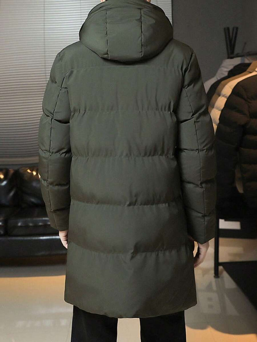 Hooded Cotton Jacket Black - 9