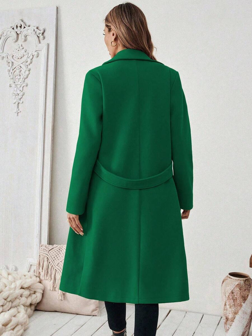 Camel Wool Blend Coat - 78