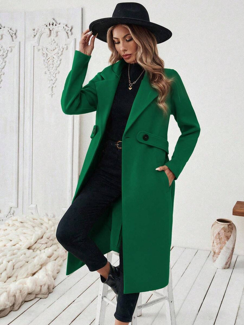 Camel Wool Blend Coat - 79