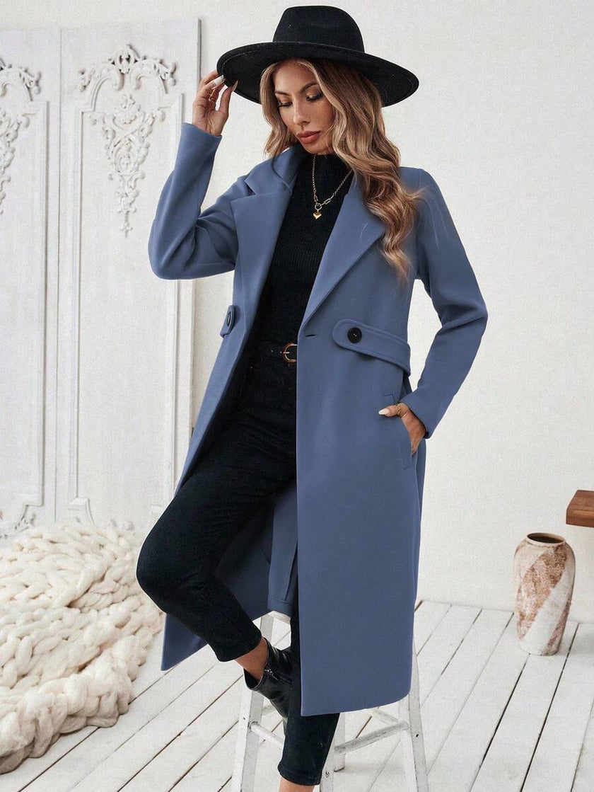 Camel Wool Blend Coat - 85