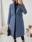 Camel Wool Blend Coat - 86