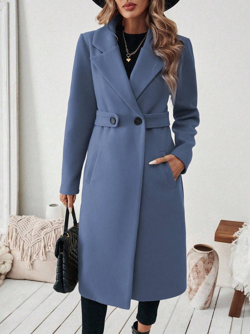 Camel Wool Blend Coat - 87