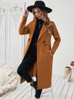 Camel Wool Blend Coat - 91