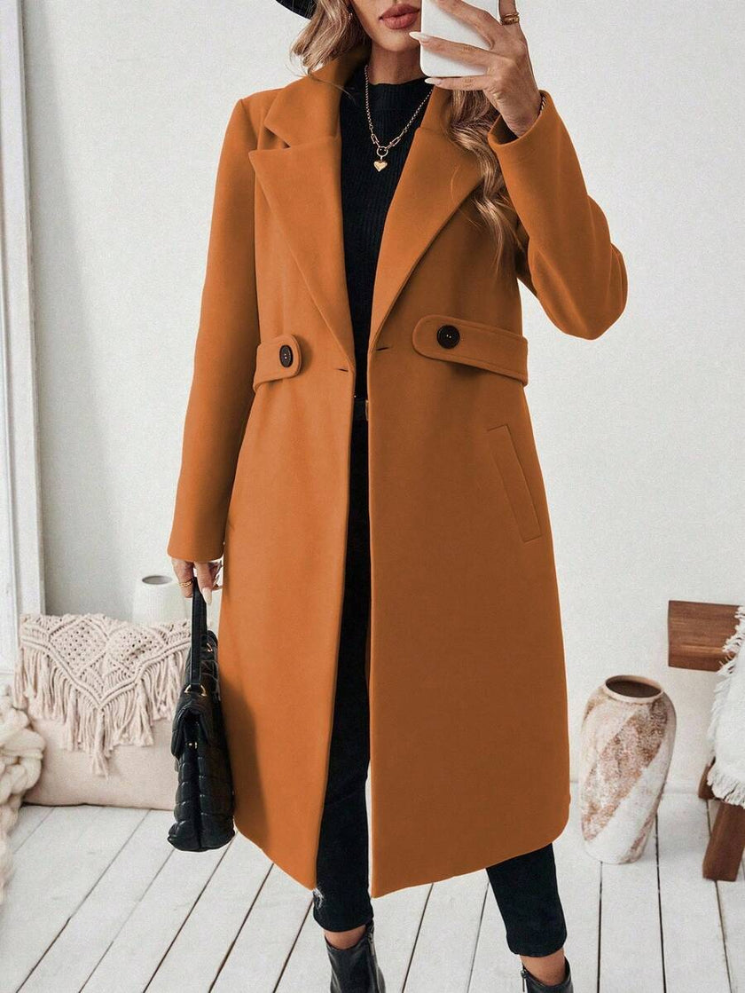 Camel Wool Blend Coat - 92