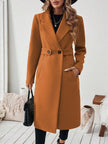 Camel Wool Blend Coat - 93