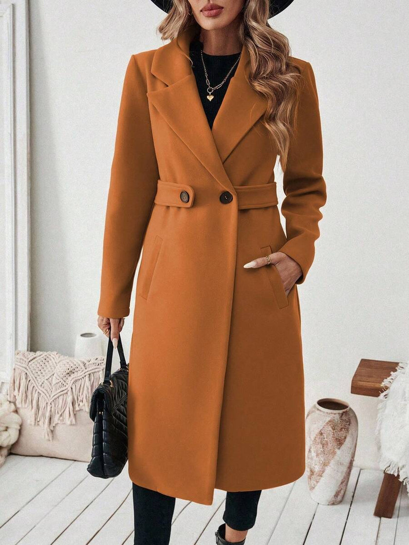 Camel Wool Blend Coat - 93