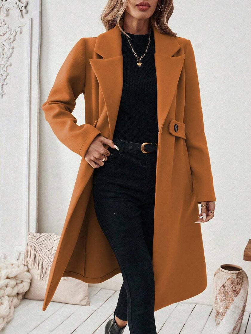 Camel Wool Blend Coat - 94