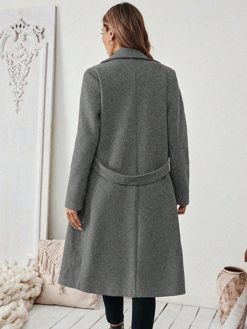 Camel Wool Blend Coat - 60