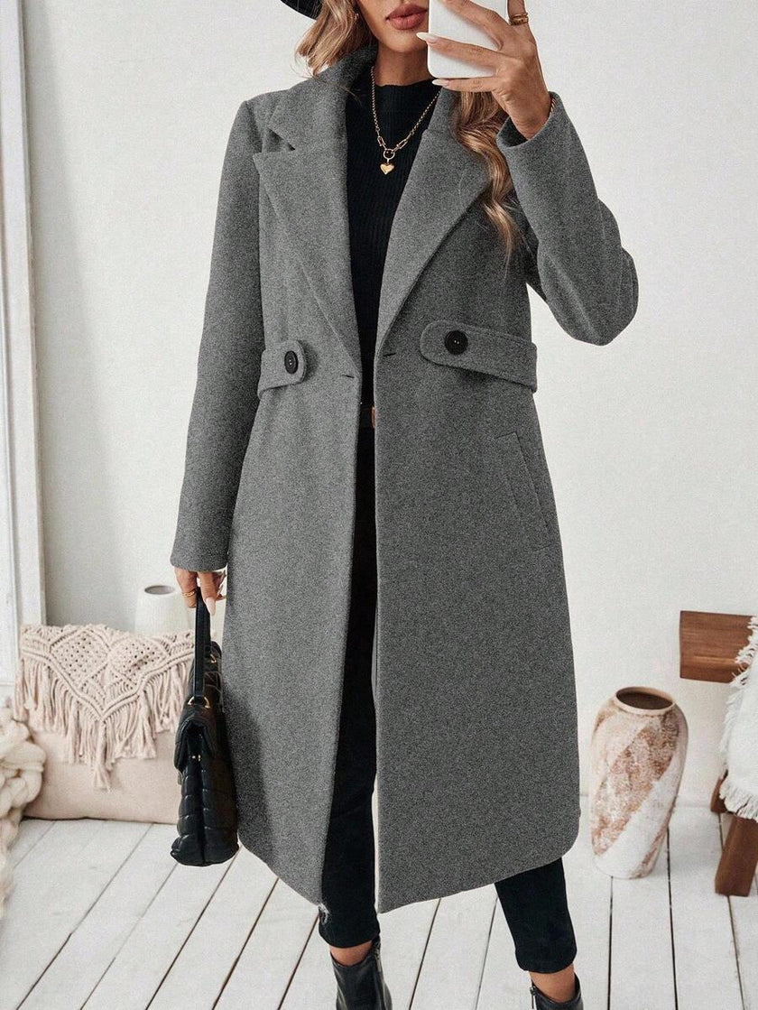 Camel Wool Blend Coat - 61