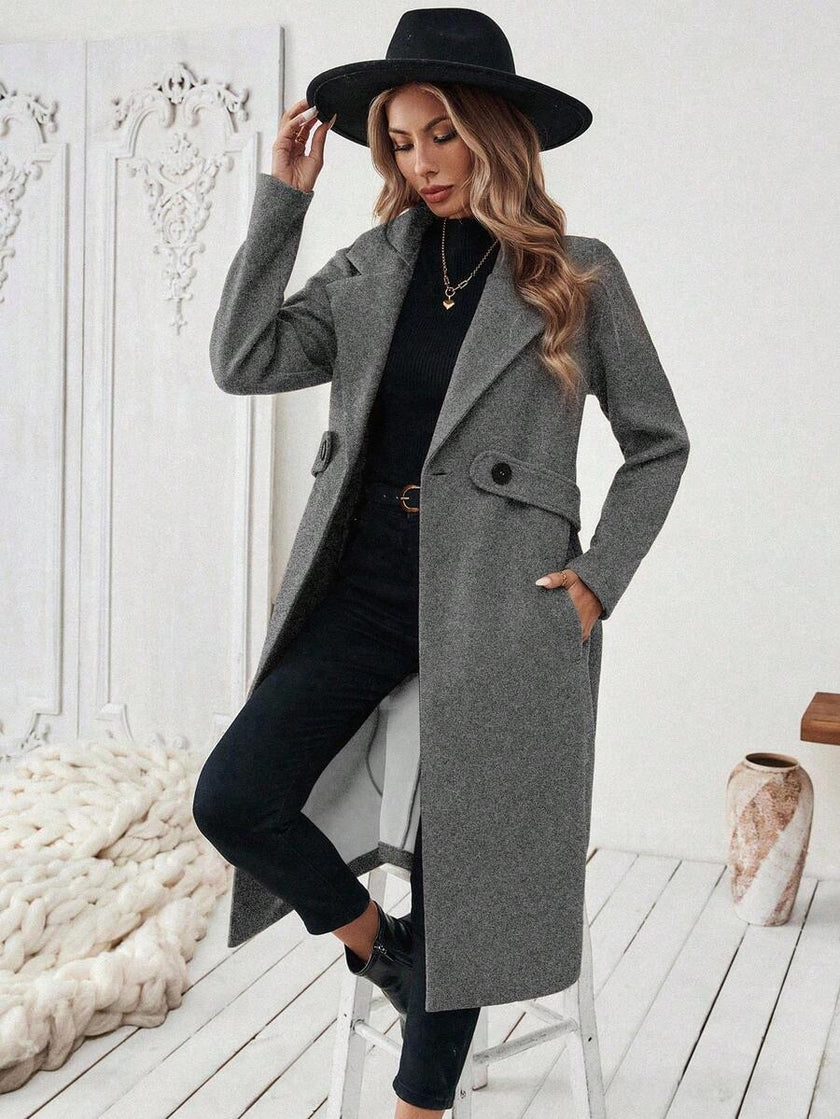 Camel Wool Blend Coat - 63