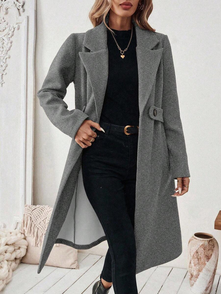 Camel Wool Blend Coat - 64