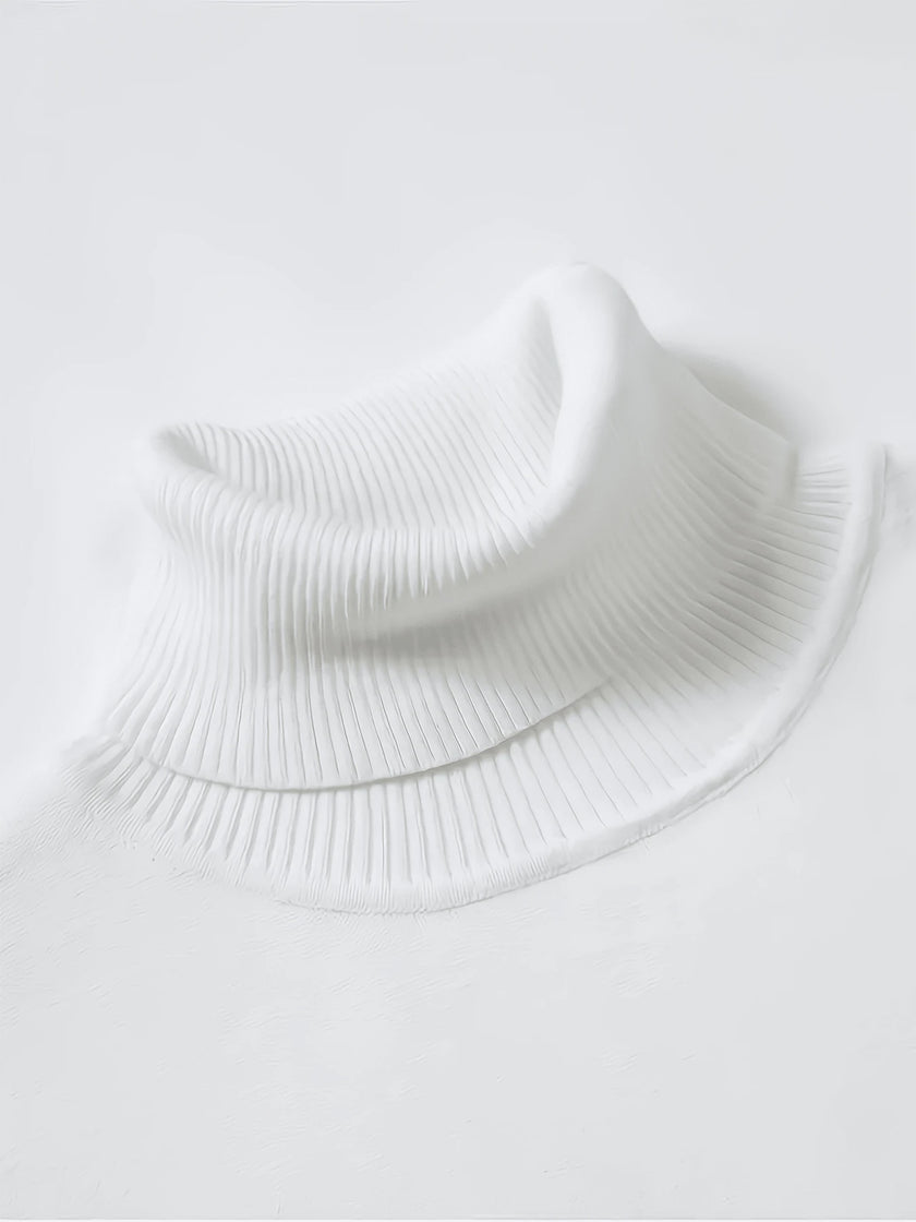 Casual High Neck Sweater Black - 19