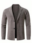Casual Men's Cardigan Multicolor - 1