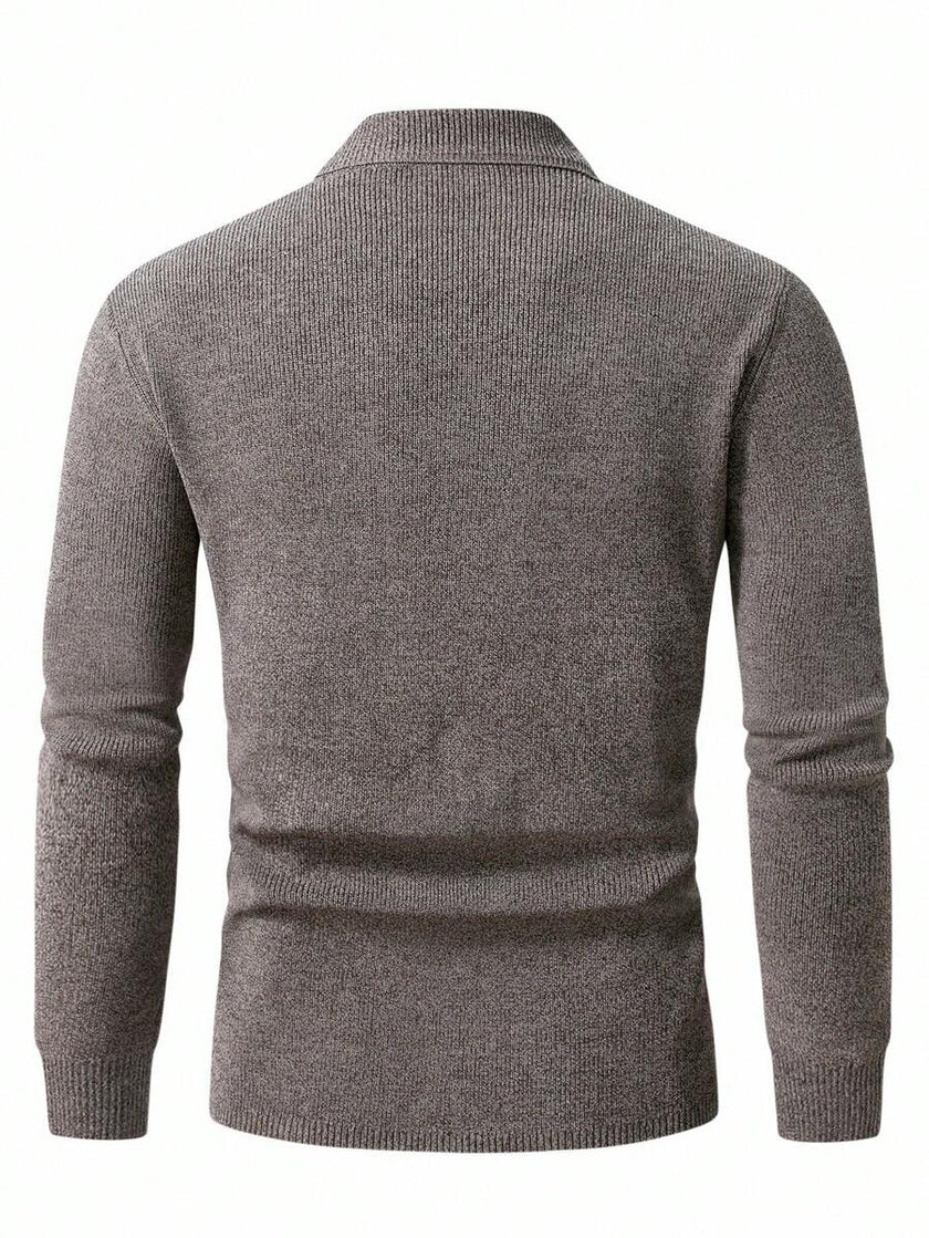 Casual Men's Cardigan Multicolor - 2