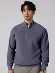 Stylish Half Zip Sweater - 60