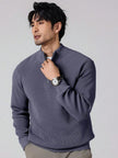 Stylish Half Zip Sweater - 61