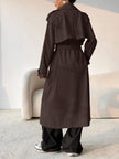 Casual Trench Coat Brown - 46