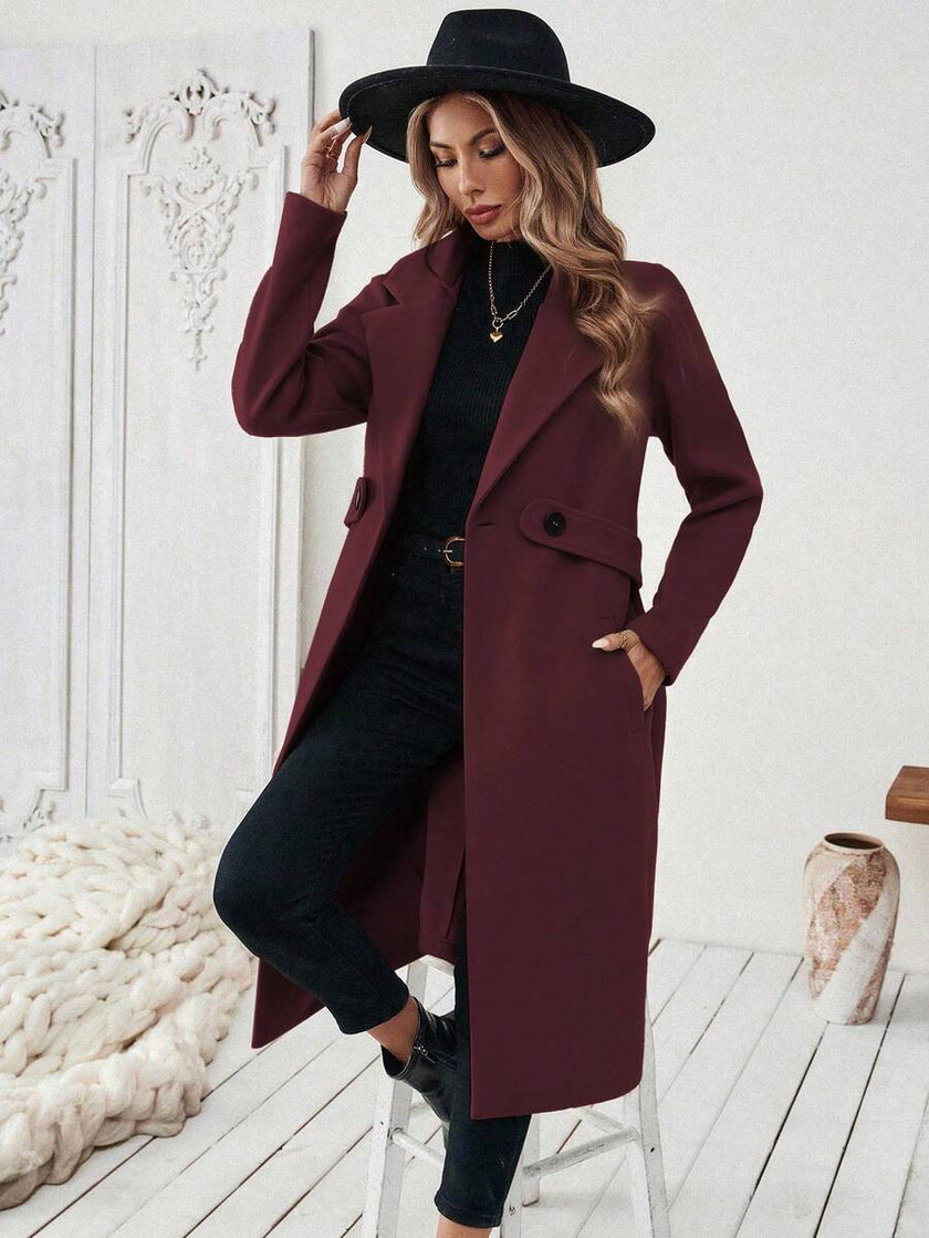 Camel Wool Blend Coat - 98