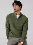Stylish Half Zip Sweater - 65
