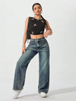 Retro Straight Leg Jeans