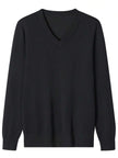 Casual Knit Sweater Black - 2