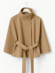 Elegant Hooded Wool Coat - 16