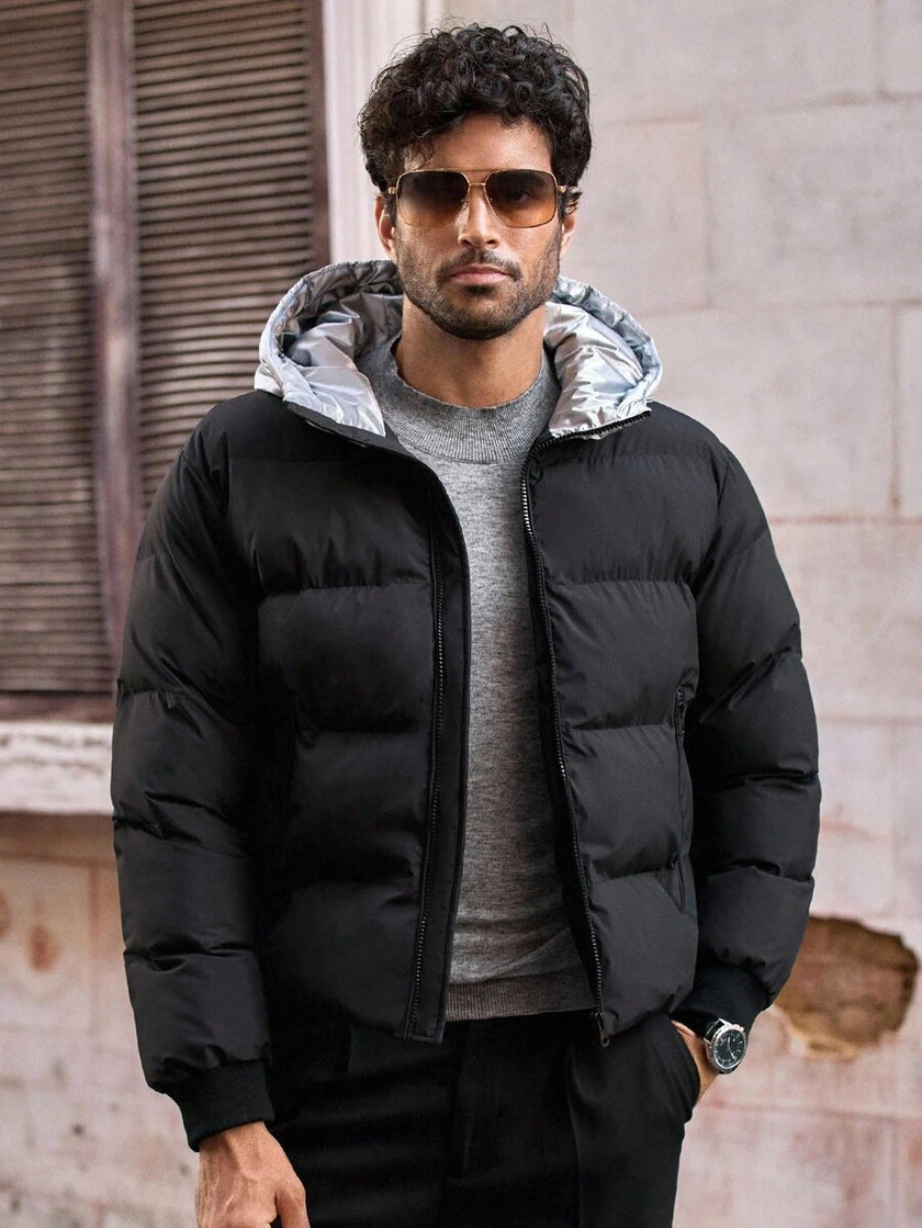 Padded Hooded Puffer Jacket - 3