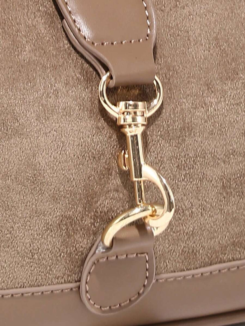 Chic Crescent Bag Burgundy