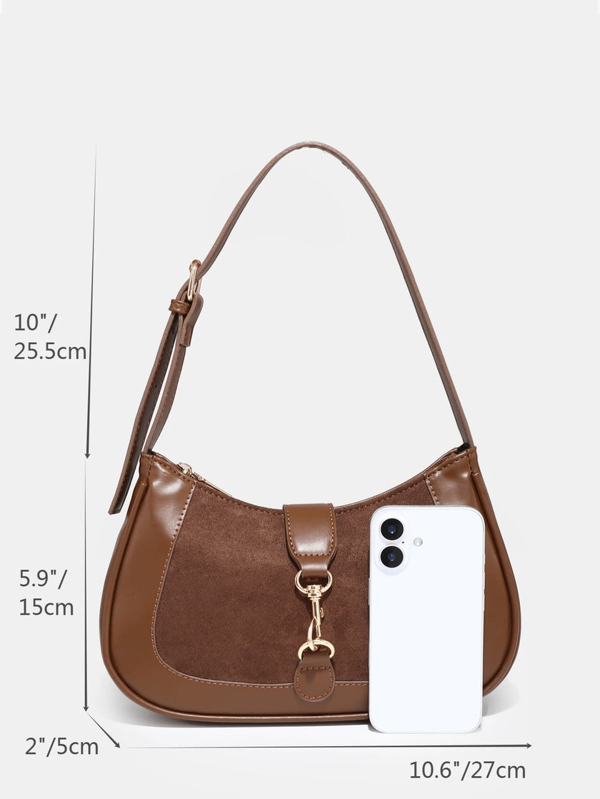 Chic Crescent Bag Burgundy