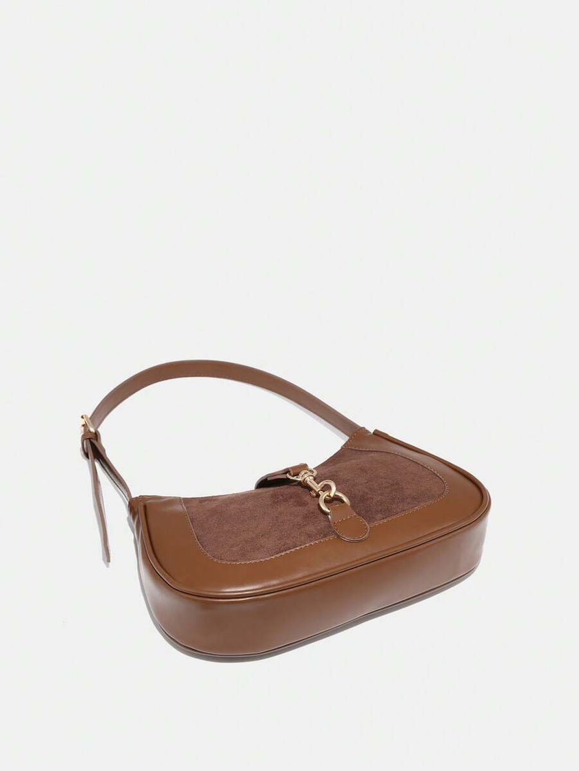 Chic Crescent Bag Burgundy