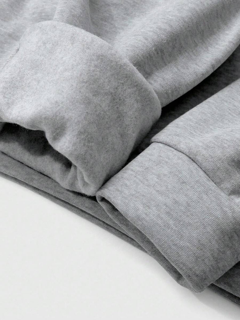 Loose Fit Polo Neck Sweatshirt - 20