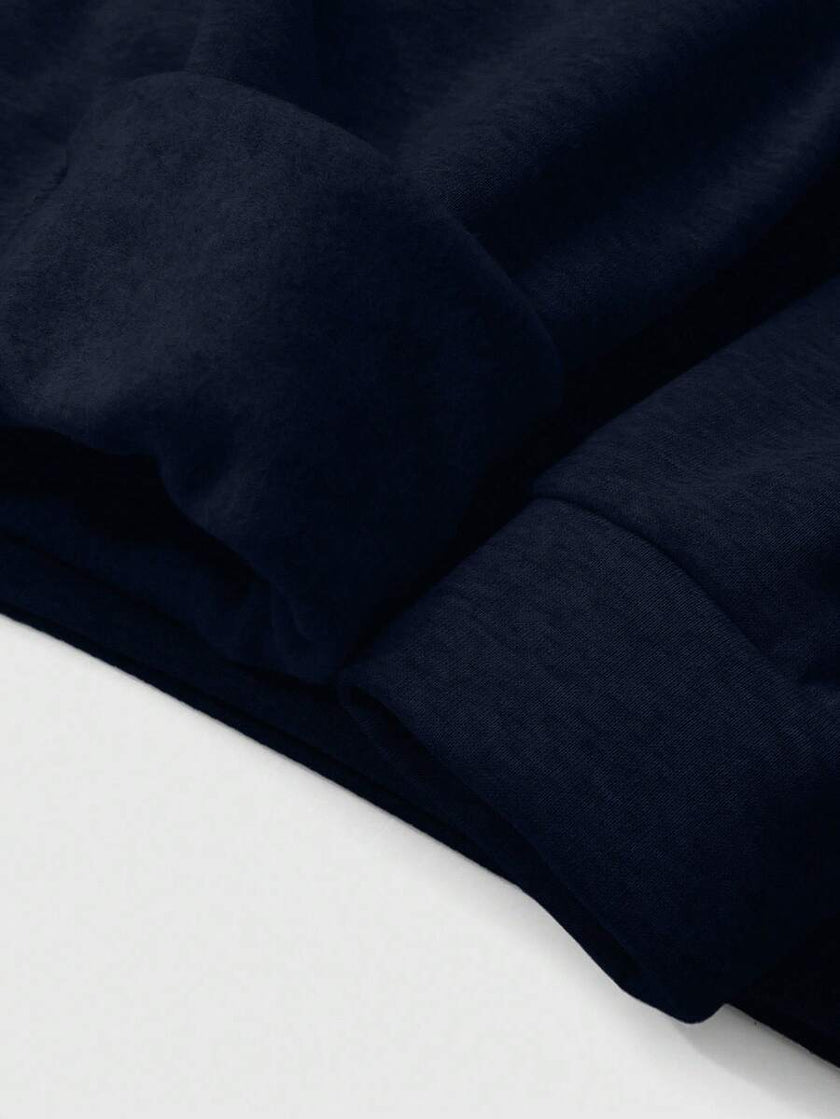 Loose Fit Polo Neck Sweatshirt - 12