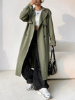 Casual Trench Coat Brown - 53