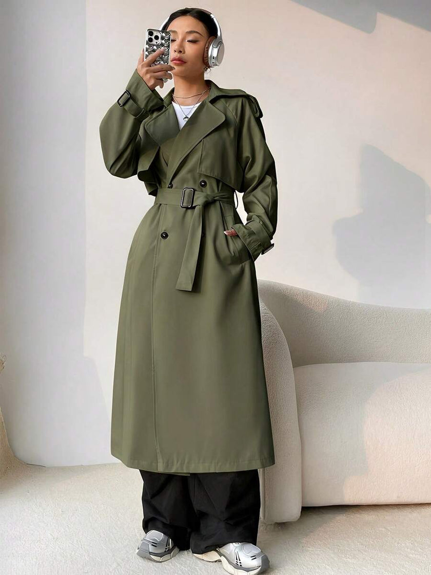 Casual Trench Coat Brown - 55