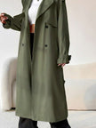 Casual Trench Coat Brown - 57