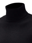 High Neck Knit Sweater Black - 11