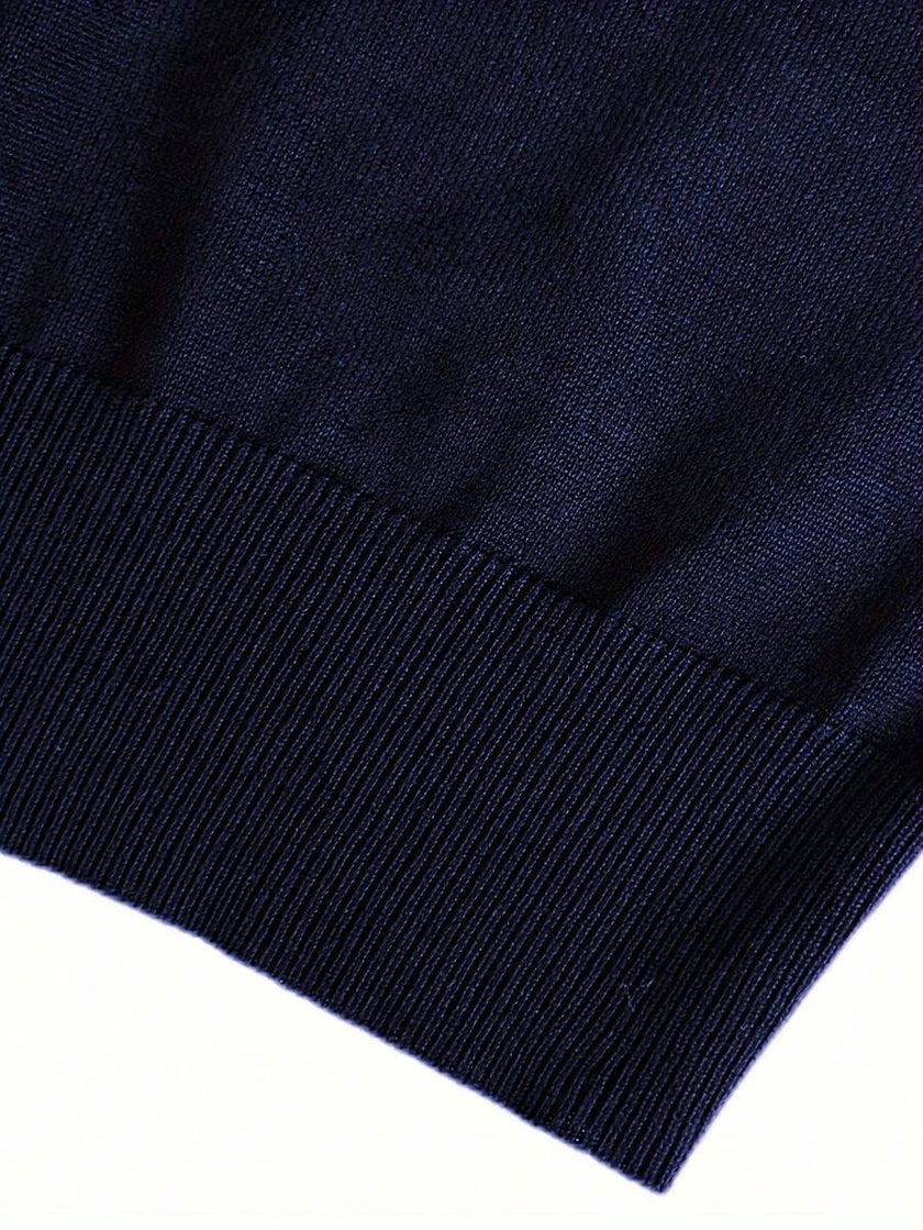 High Neck Knit Sweater White - 70