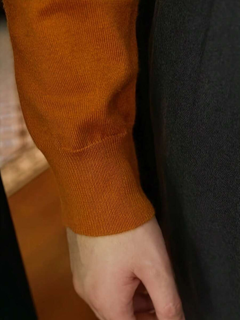 High Neck Knit Sweater White - 56