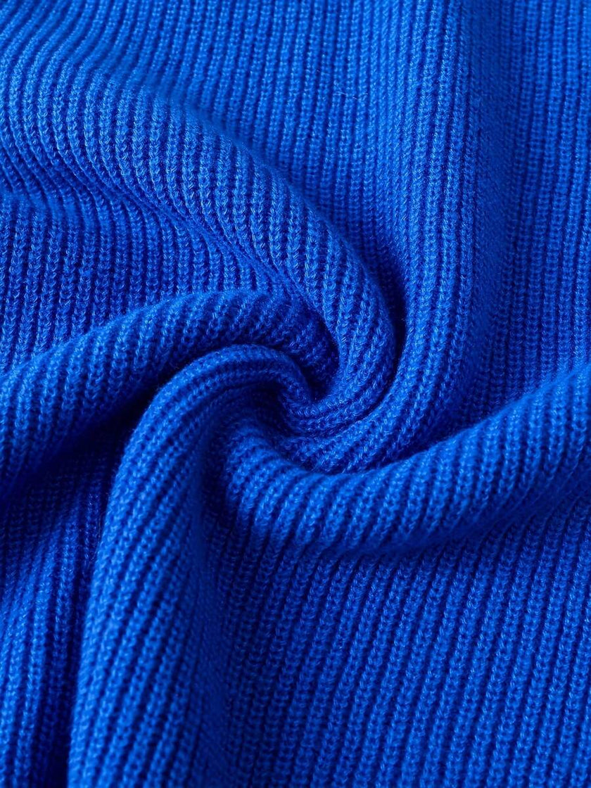 High Neck Knit Sweater White - 39