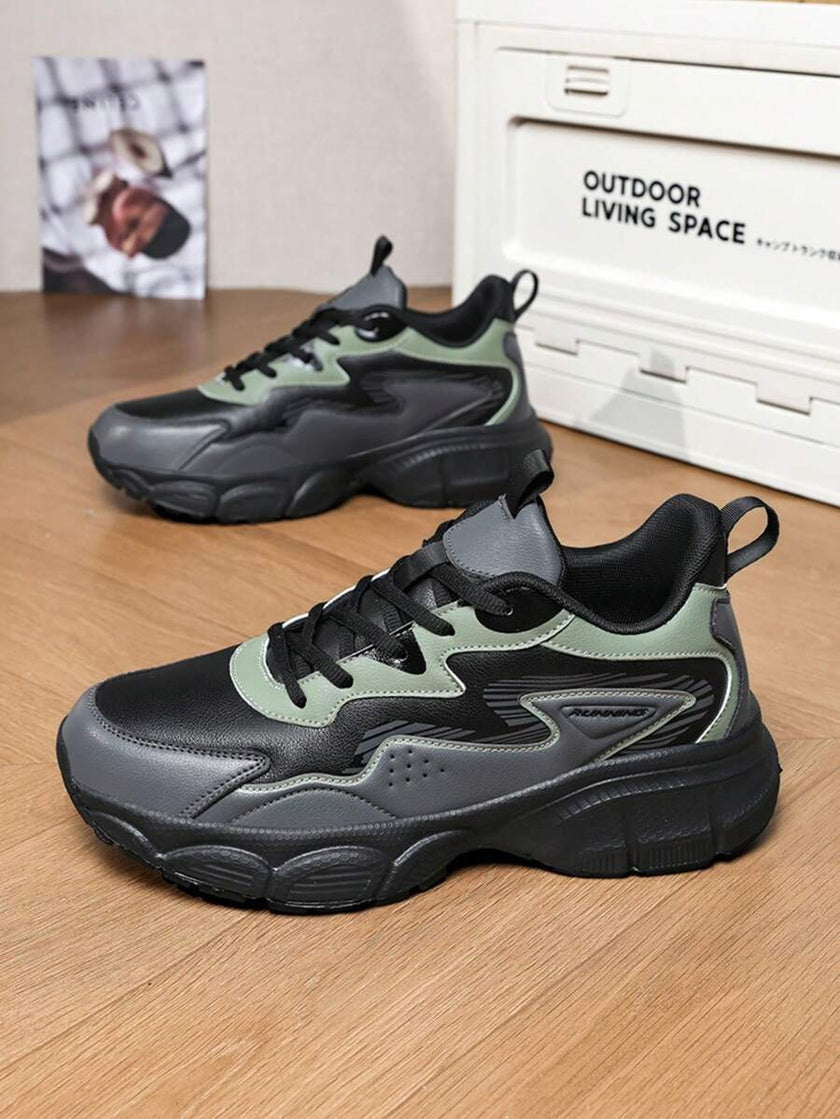 Breathable Chunky Sneakers Beige