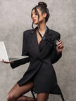 Elegant Black Blazer - 4