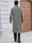 Classic Wool Blend Trench Coat - 25
