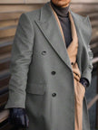 Classic Wool Blend Trench Coat - 26