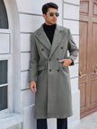 Classic Wool Blend Trench Coat - 28
