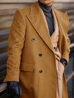 Classic Wool Blend Trench Coat - 14