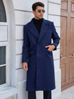 Classic Wool Blend Trench Coat - 24