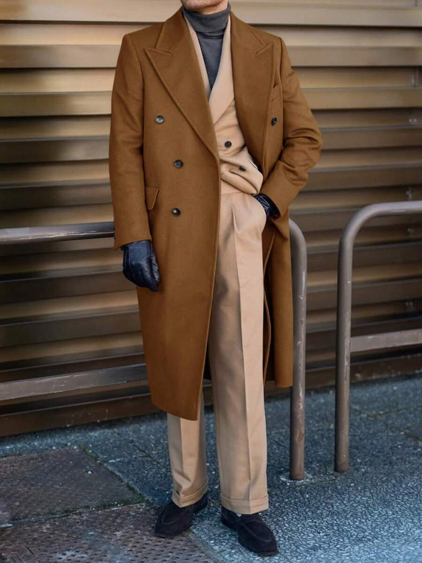 Classic Wool Blend Trench Coat - 11