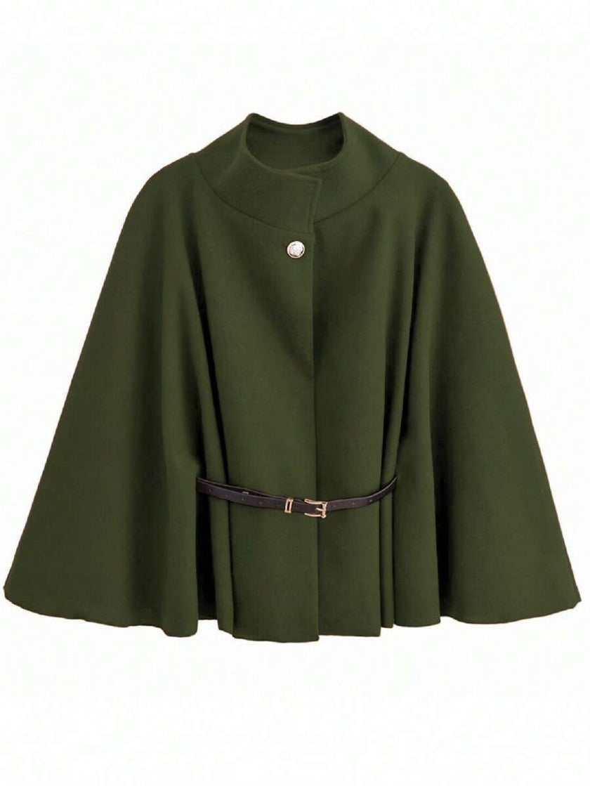 Elegant Woolen Coat Black - 59