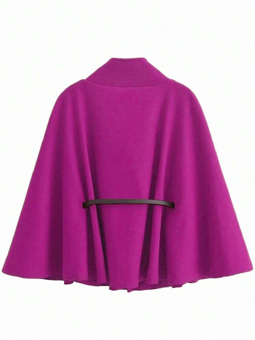 Elegant Woolen Coat Black - 50