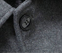 Stylish Grey Wool Coat - 4